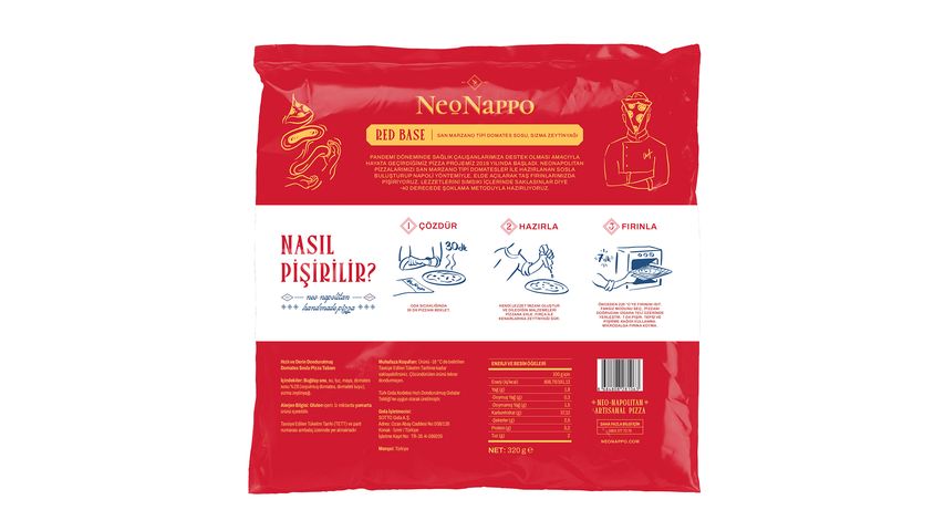 Neonappo Red Base Pizza 320 g