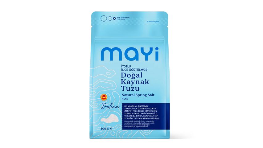 Mayi İyotlu Öğütülmüş Sofra Tuzu 600 g