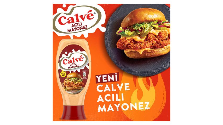 Calve Acılı Mayonez Orta Acı 380 g
