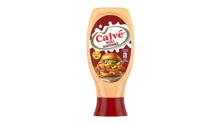 Calve Acılı Mayonez Orta Acı 380 g