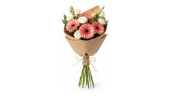 Gerbera & Lisyantus Buketi 40 cm