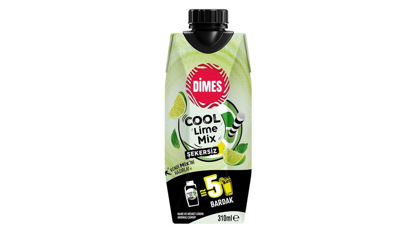 Dimes Cool Lime Şekersiz Mix 310 ml
