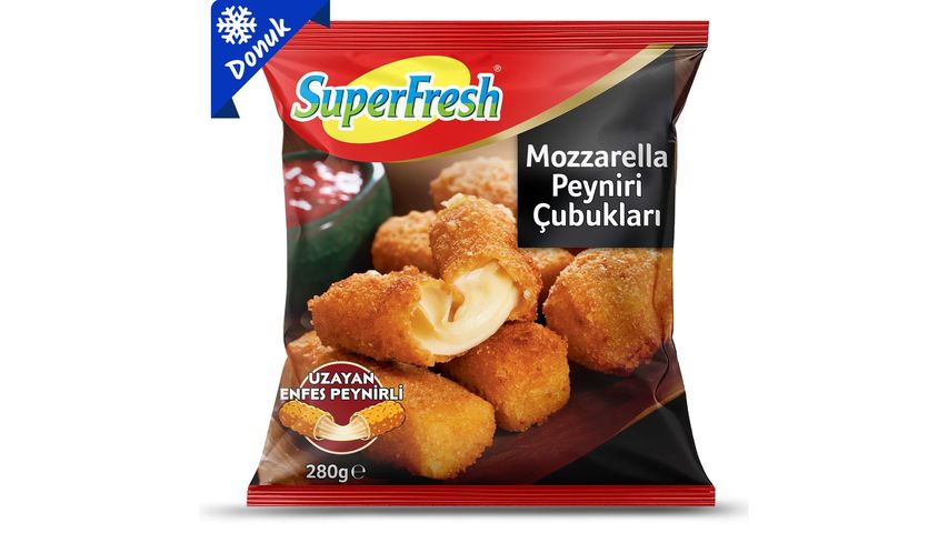 SuperFresh Mozzarella Peyniri Çubukları 280 g
