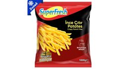 SuperFresh Dondurulmuş Çıtır Çubuk Patates 1 kg
