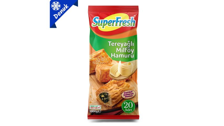SuperFresh Butter Puff Pastry 1000 g