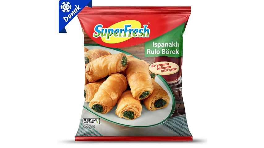 SuperFresh Ispanaklı Rulo Börek 500 g