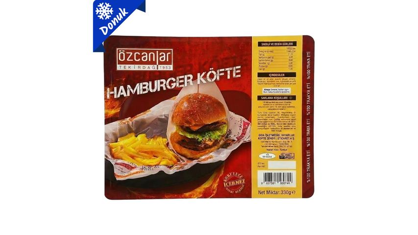 Özcanlar Hamburger Meatballs 330 g