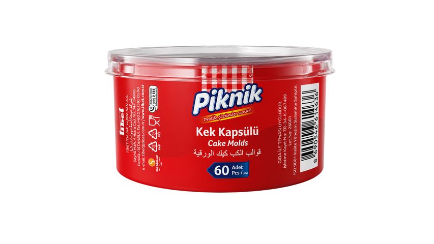 Piknik Cupcake Liners 60 pcs