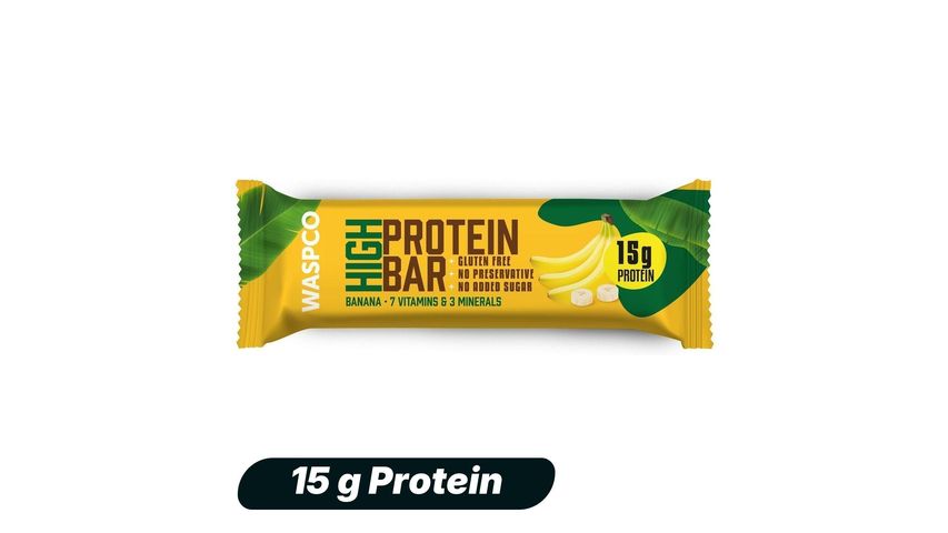 Waspco Banana Protein Bar 50g