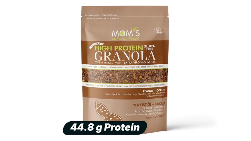 Mom’s Glutensiz Yüksek Proteinli Yer Fıstığı Granola 280 g