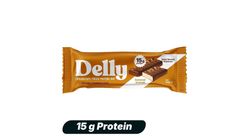 Delly Karamel Aromalı Çikolata Kaplı Yüksek Protein Bar 40 g
