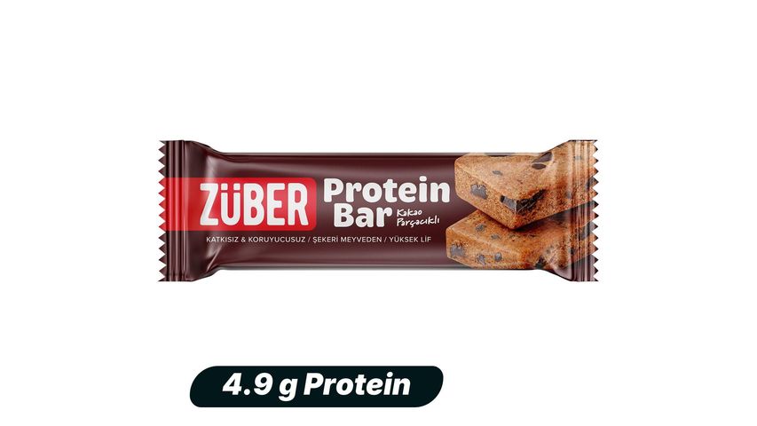 Züber Cocoa Chips Protein Bar 35 g