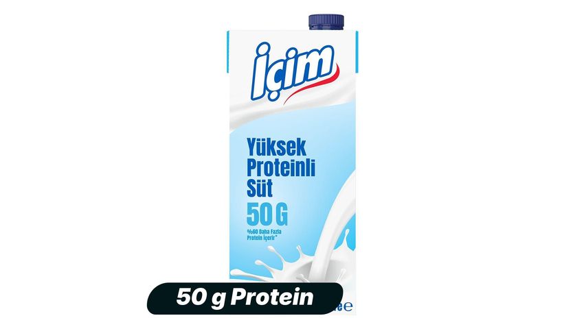 İçim Yüksek Proteinli Süt 1 L