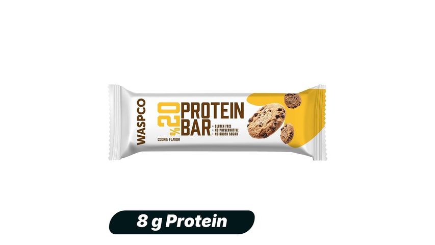 Waspco Cookie Flavored Protein Bar 40 g