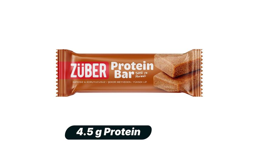 Züber Sütlü Hurmalı Protein Bar 35 g