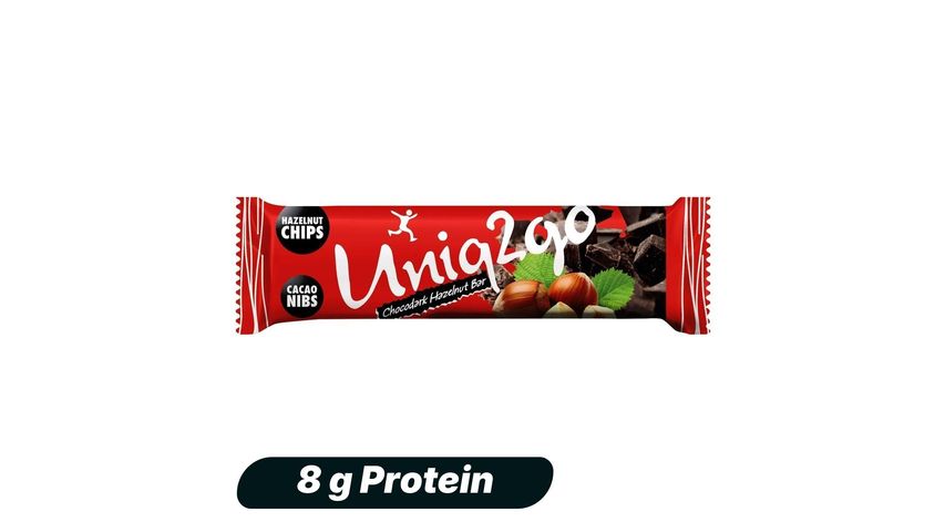 Uniq2go Chocodark Hazelnut Protein Bar 38 g