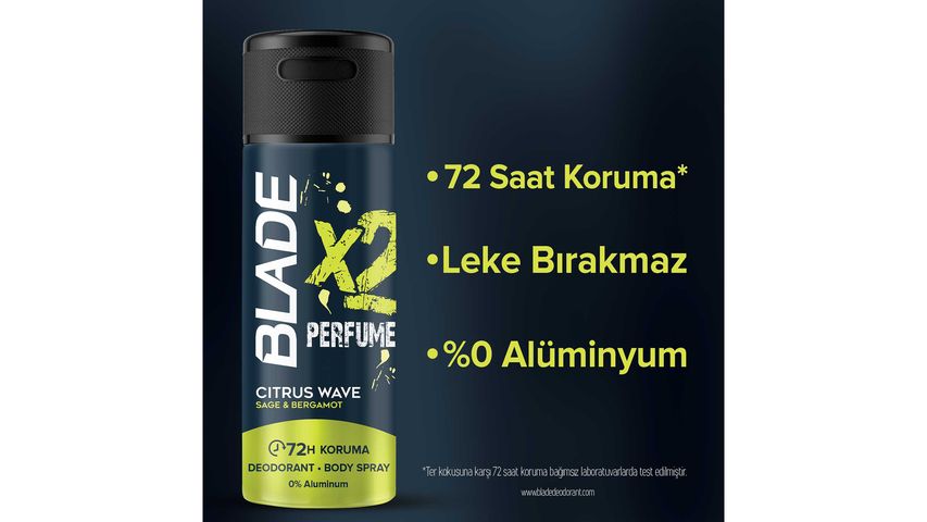Blade Perfume Series Citrus Wave Men's Deodorant 150 ml