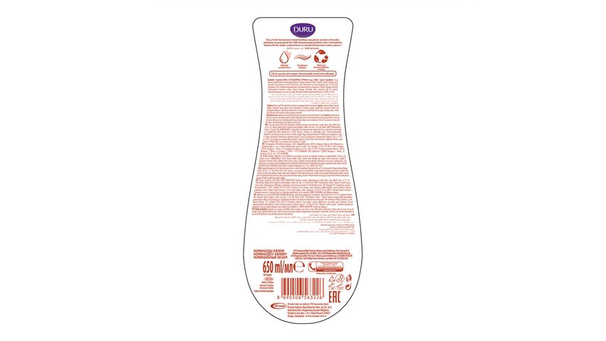 Duru Fresh Sensations Enerji Bombası Duş Jeli 650 ml