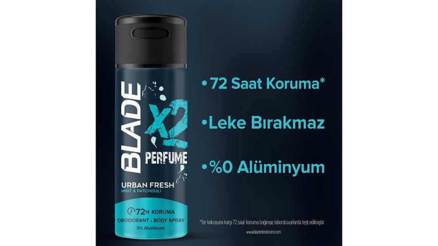 Blade Perfume Series Urban Fresh Men's Deodorant 150 ml