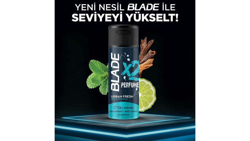 Blade Perfume Series Urban Fresh Men's Deodorant 150 ml