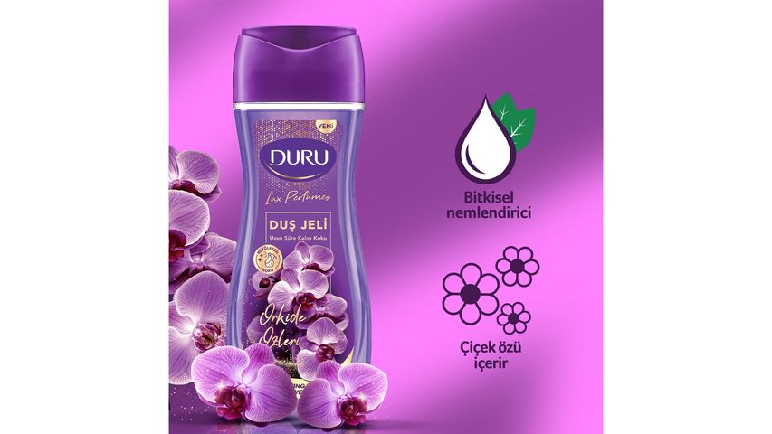Duru Lux Perfumes Orkide Çiçeği Duş Jeli 650 ml