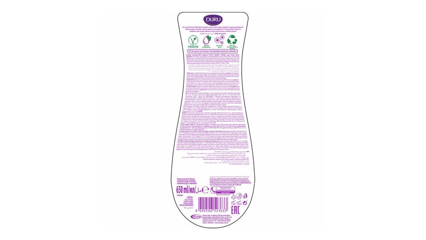 Duru Lux Perfumes Orkide Çiçeği Duş Jeli 650 ml