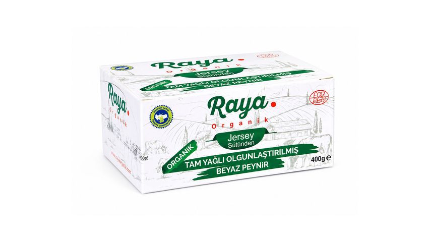Raya Organik Tam Yağlı Olgunlaştırılmış Beyaz Peynir 400 g