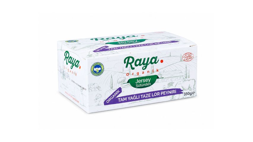 Raya Organik Tam Yağlı Taze Lor Peyniri 350 g