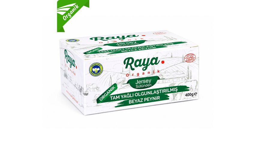 Raya Organik Tam Yağlı Olgunlaştırılmış Beyaz Peynir 400 g