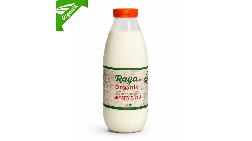 Raya Organik Pastörize Tam Yağlı Jersey Sütü 1000 ml