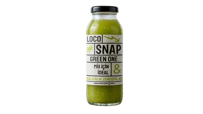 Loco Snap Green One Salatalık Üzüm Zencefil 250 ml