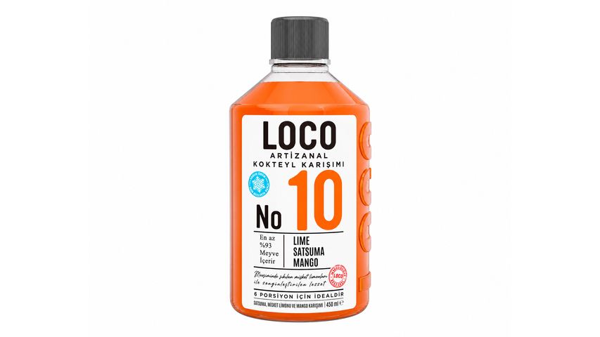 Loco No:10 Lime Satsuma Mango Karışımı 450 ml