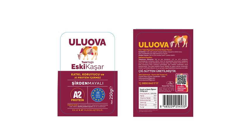 Uluova Eski Kaşar Peyniri 250 g