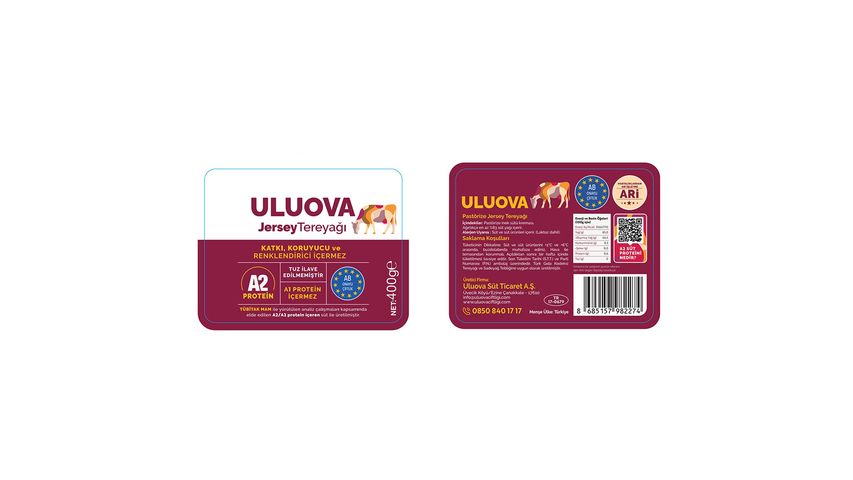 Uluova Jersey Tereyağı 400 g