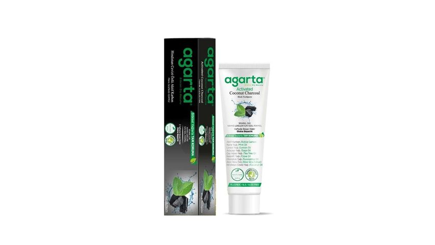 Agarta Aktif Karbonlu Doğal Diş Macunu 100 ml