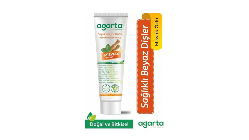 Agarta Misvak Özlü Doğal Diş Macunu 100 ml