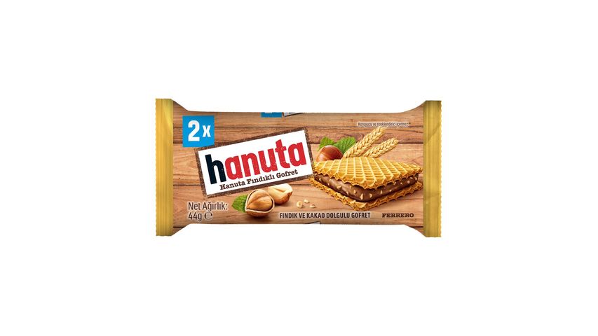 Hanuta Wafer with Hazelnut & Cocoa Filling 44 g