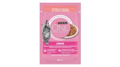 Purina One Junior Wet Kitten Food with Salmon 85 g