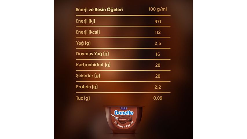 Danone Danette Chocolate Pudding 4 x 100 g