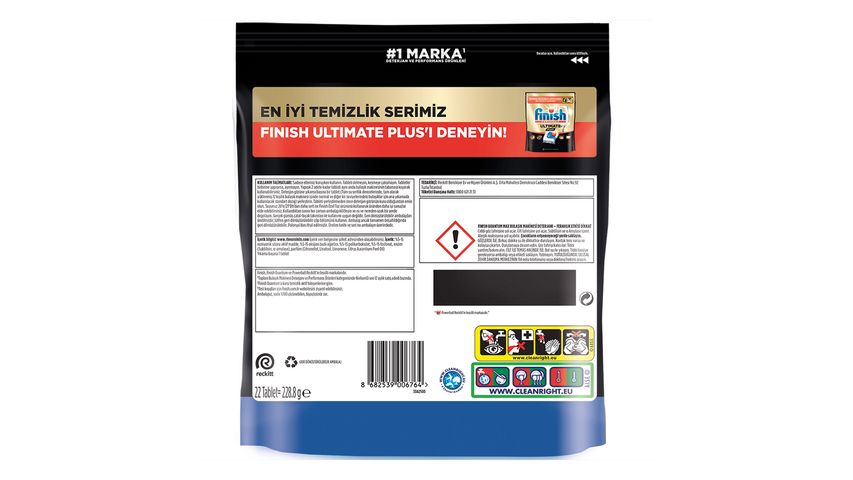 Finish Quantum Max Dishwasher Tablets, 22 Count