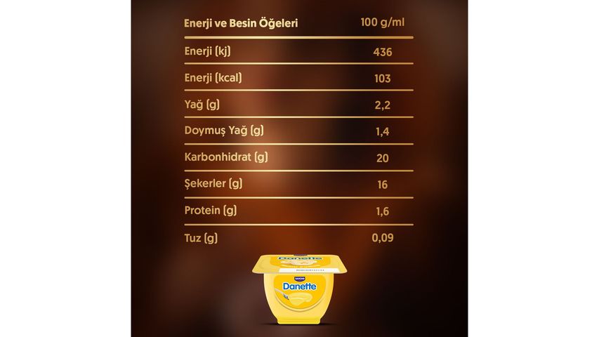 Danette Muzlu Puding 4 x 100 g