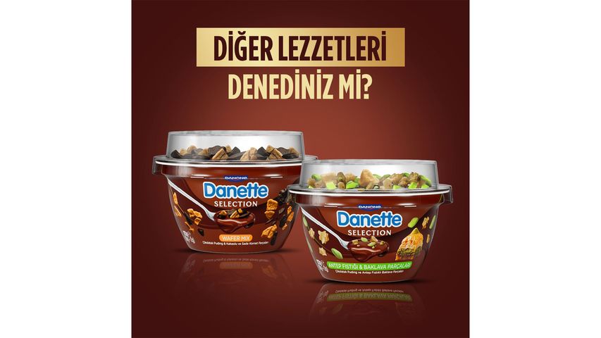 Danette Selection Fındık & Brownie 124 g
