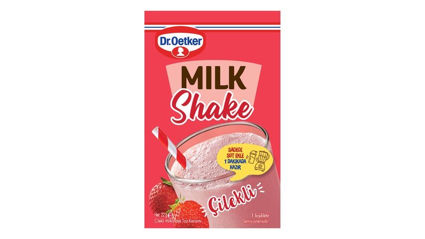 Dr. Oetker Çilekli Milkshake 22 g