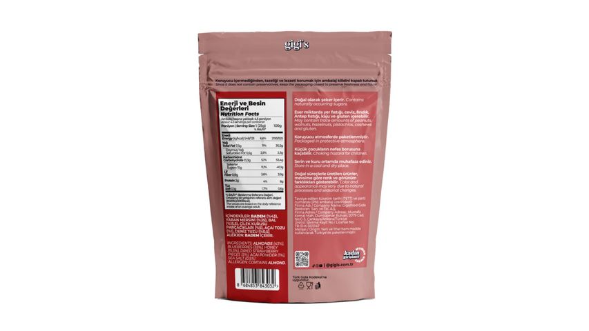 Gigis Mixed Snack with Almonds & Blueberries 115 g
