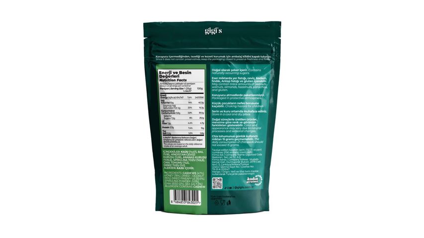 Gigis Cashew, Pineapple & Coconut Snack Mix 115 g