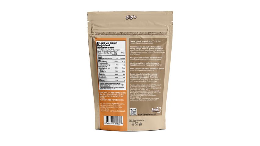 Gigis Peanut, Date & Banana Snack Mix 115 g