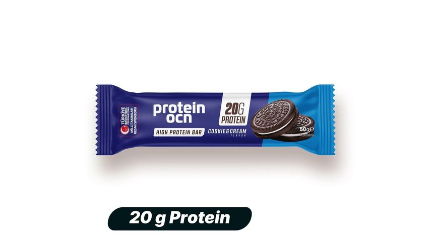 Protein Ocn Cookıe & Cream Aromalı High Protein Bar 50 g