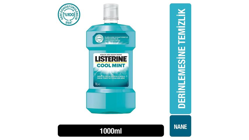 Listerine Cool Mint Ağız Bakım Suyu 1 L