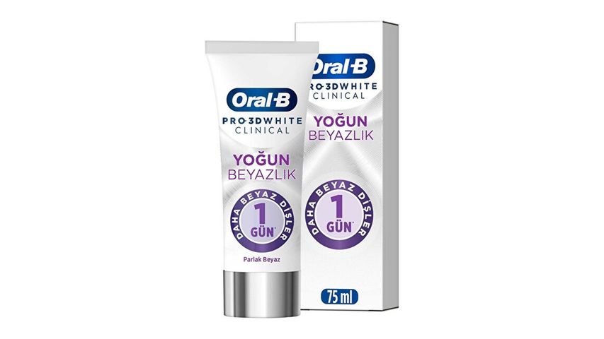 Oral-B Pro 3D White Clinical Intensive Whitening Bright White Toothpaste 75 ml