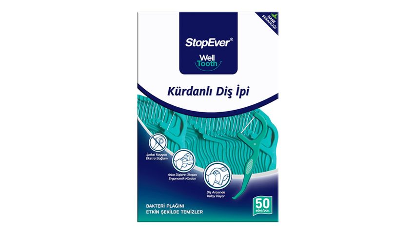 StopEver Well Tooth Kürdanlı Diş İpi